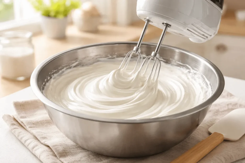 مرحله دوم: آماده سازی خامه