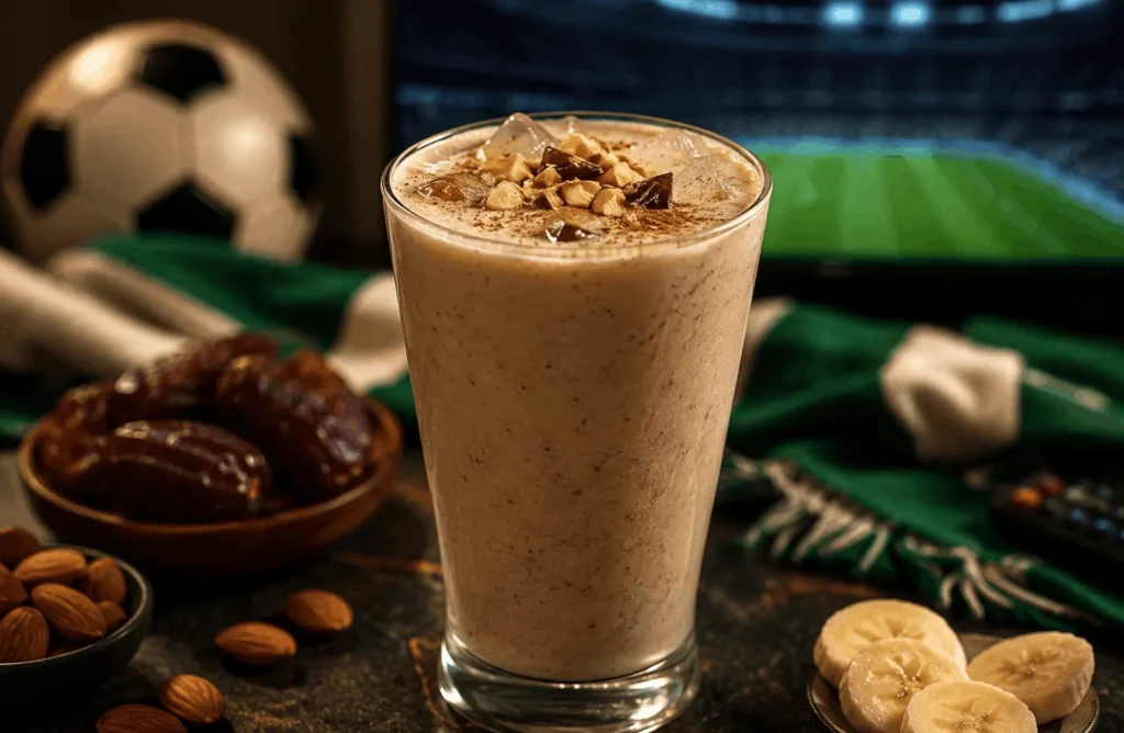 اسموتی خرما و بادام