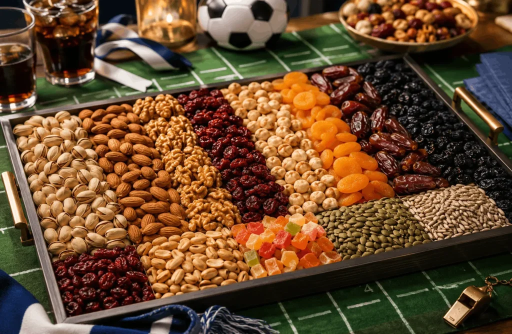 سینی مزه با رنگ تیم مورد علاقه