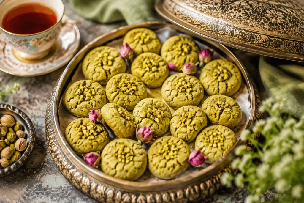 ایدههای خلاقانه برای تزئین و سرو قرابیه پسته