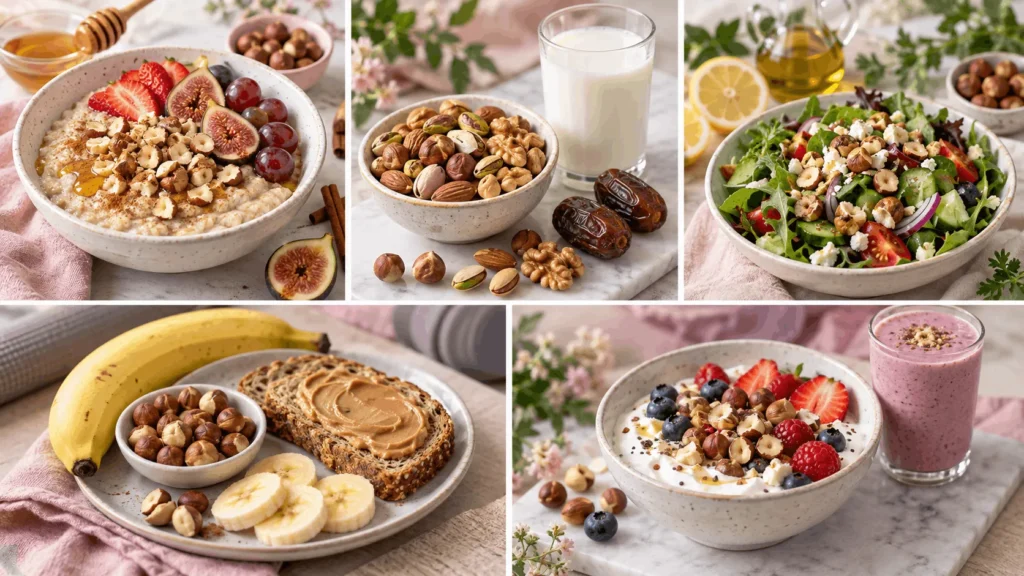 بهترین روش مصرف فندق برای زنان