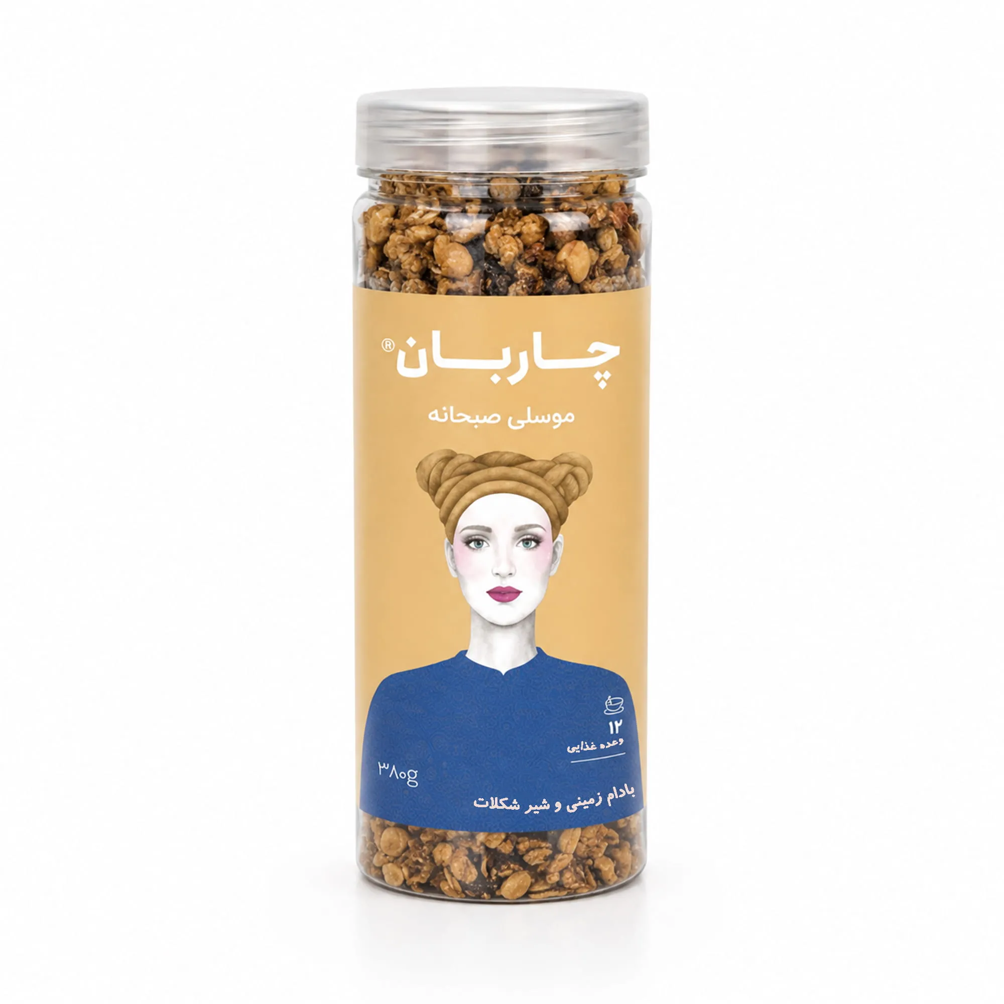 گرانولا-بادام-زمینی-و-شیر-شکلات گرانولا-بادام-زمینی-و-شیر-شکلات