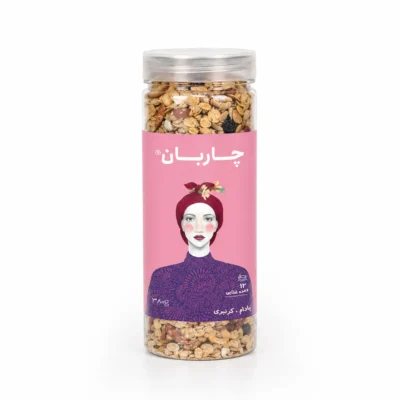 گرانولا-بادام-و-کرنبری