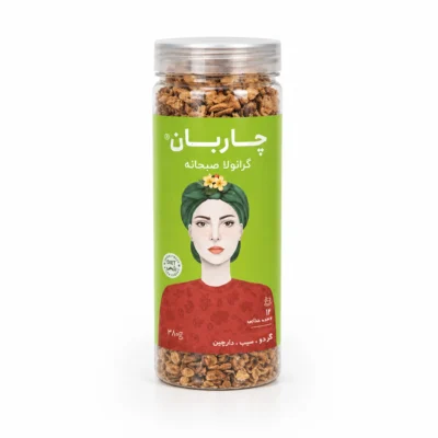 گرانولا-گردو-سیب-دارچین