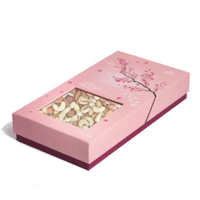 پک هدیه آجیل ممتاز شکوفه پنجره دار بسته