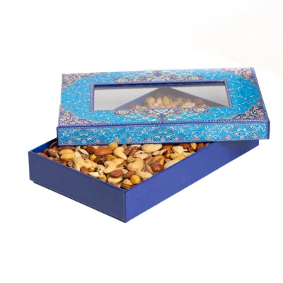 پک هدیه آجیل ممتاز مینا پنجره دار باز