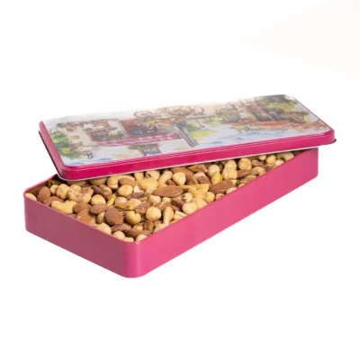 پک هدیه فلزی آجیل چهار مغز کافه کافه باز