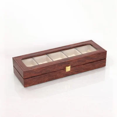 باکس-خالی-و-بدون-مغزیجات-پنج-خانه-ی-چرمی-بسته